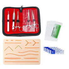 Load image into Gallery viewer, Suture Practice Kit Surgical Training with Simulation Skin Pad