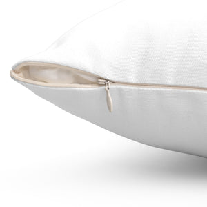 "Virtuous" Spun Polyester Square Pillow