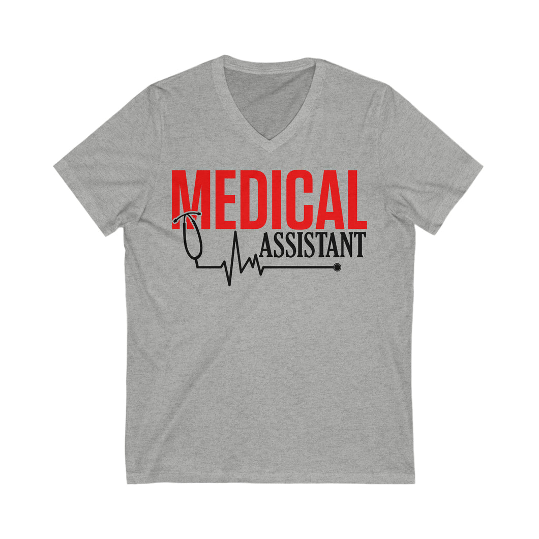 Medical Assistant Short Sleeve V-Neck Tee