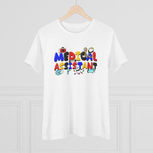 Animated Medical Assistant Tee (Women's size; relaxed fit)