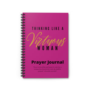 Thinking Like a VIRTUOUS Woman Spiral Notebook Journal (Pink)