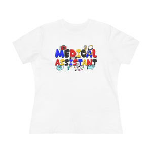 Animated Medical Assistant Tee (Women's size; relaxed fit)