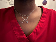 Load image into Gallery viewer, Pictured is the 37cm. Order the 45cm if you want your necklace longer.