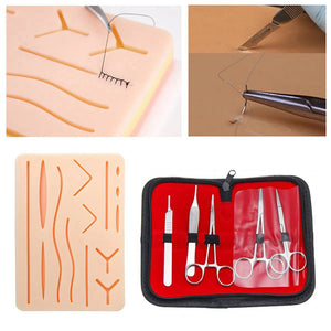 Suture Practice Kit Surgical Training with Simulation Skin Pad