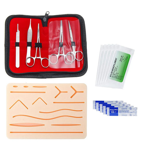 Suture Practice Kit Surgical Training with Simulation Skin Pad