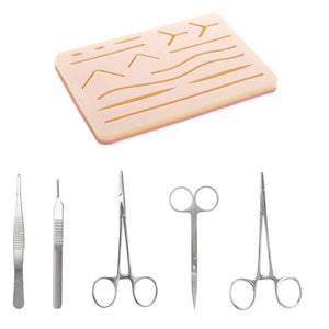 Suture Practice Kit Surgical Training with Simulation Skin Pad