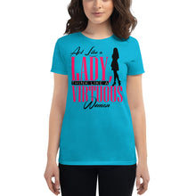 Load image into Gallery viewer, Act Like a Lady, Think Like a VIRTUOUS Woman short sleeve t-shirt